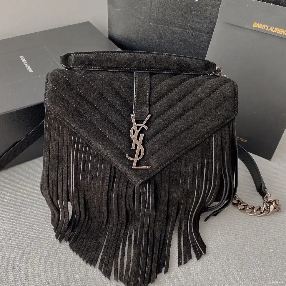 YSL CHAIN COLLEGE BAG MEDIUM 0502